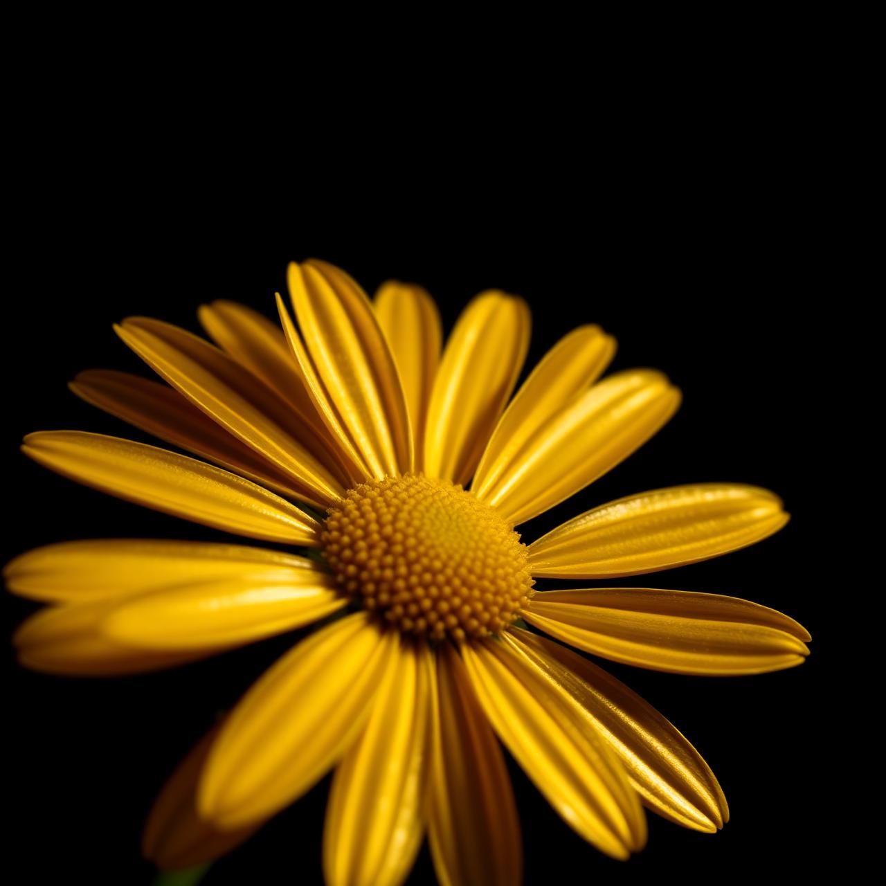 Golden daisy bloom